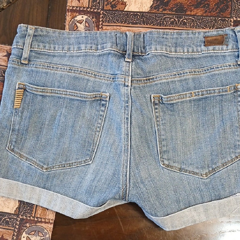 🧡Paige Gently Worn, Size 27, Paige Women's Blue Denim Shorts - Picture 7 of 8